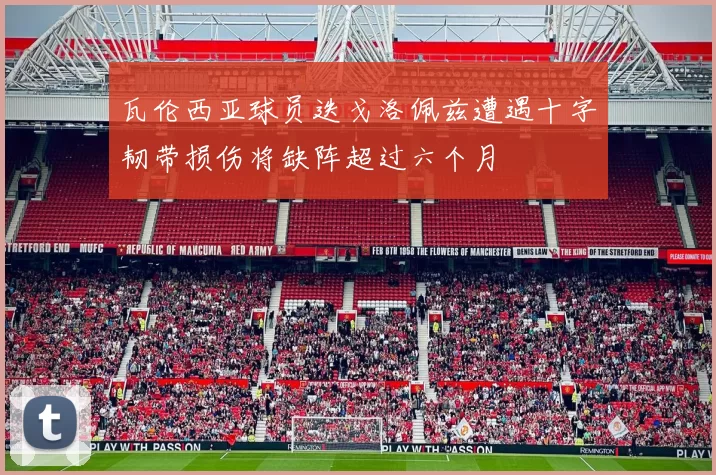 瓦伦西亚球员迭戈洛佩兹遭遇十字韧带损伤将缺阵超过六个月